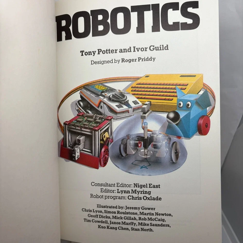 Vintage Usborne Robotics and Chemistry Science Books 1980s Hayes‎ STEM Set